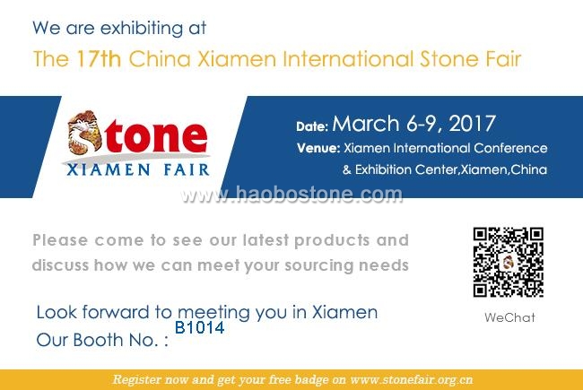 Selamat datang untuk mengunjungi 17 Xiamen Cina internasional batu adil
