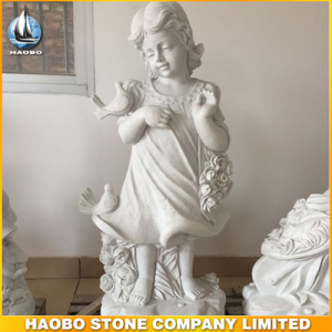 Marble Baby Angel Statue